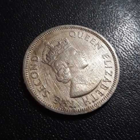 Hong Kong - 1 Dollar 1960 H : Koin / Asing / Kuno