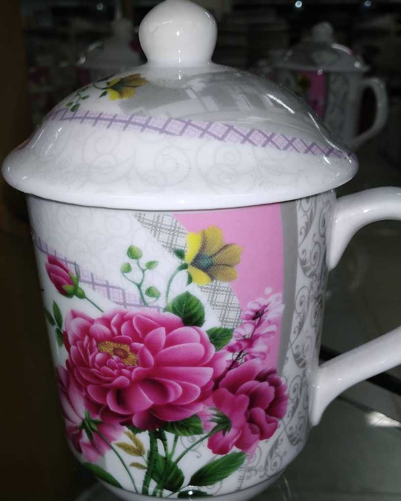 Mug motif Bunga