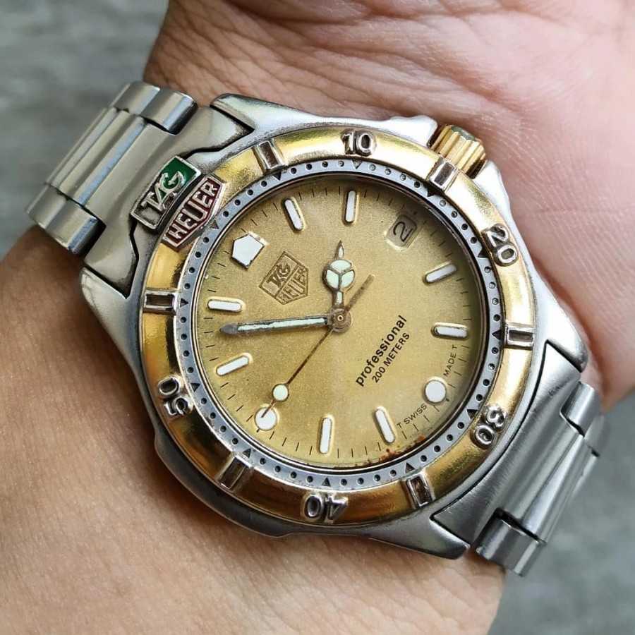 JAM TANGAN TAG HEUER PROFESSIONAL 200 METERS VINTAGE