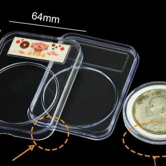 Pelindung koin coin holder slab universal busa 16 - 46mm bijian eceran