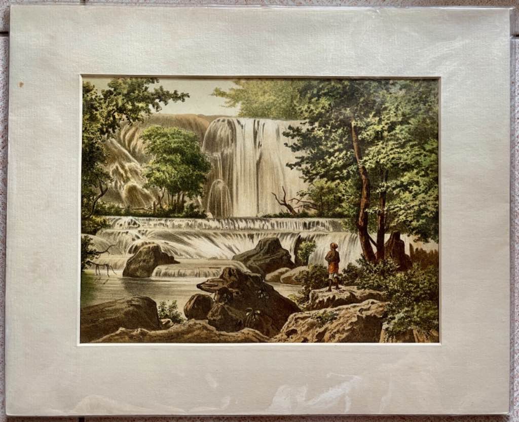 PERELAER, JAVA 1885, Waterfall Singgahan