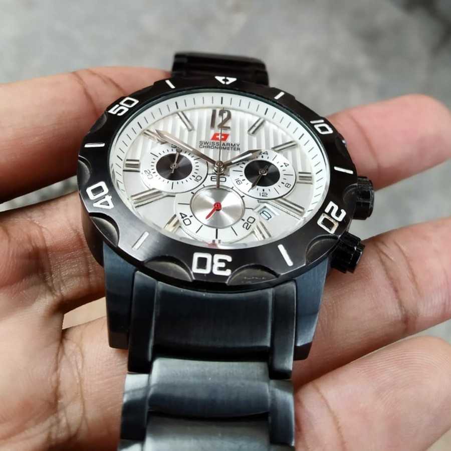 Jam swiss cheap army dhc chronograph