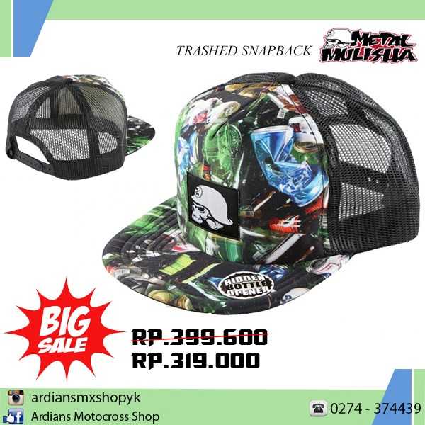 Topi / Hat / Metal Mulisha, TRASHED 