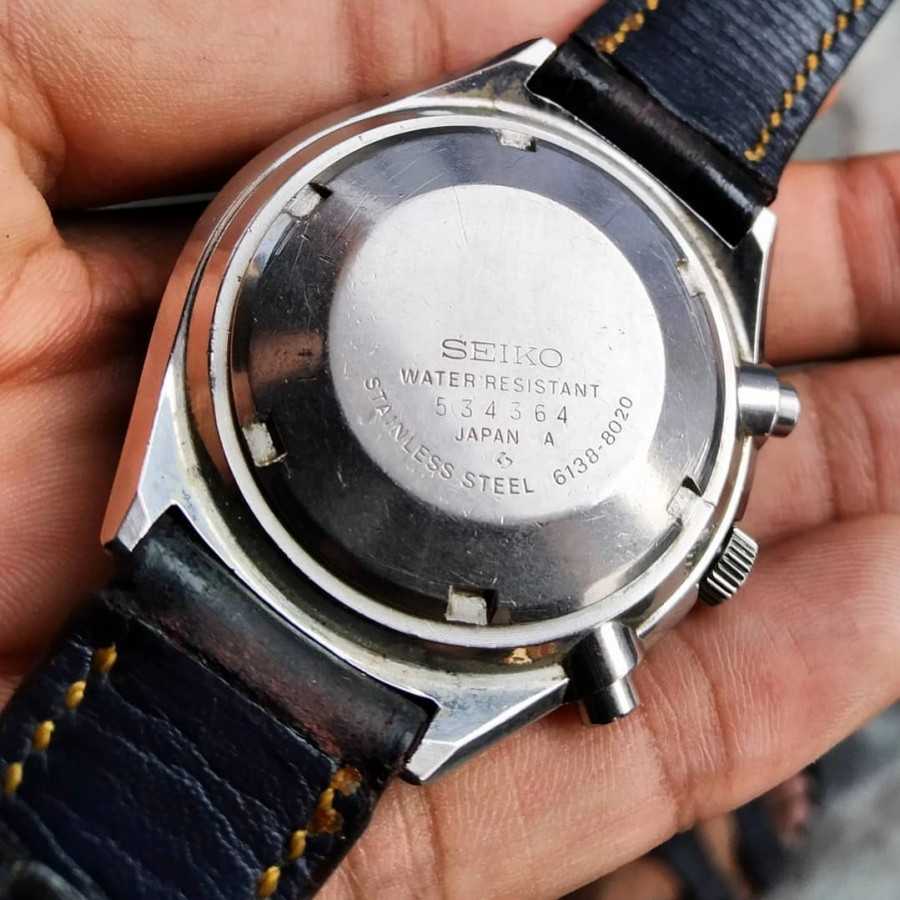 jam tangan seiko panda chronograph automatic