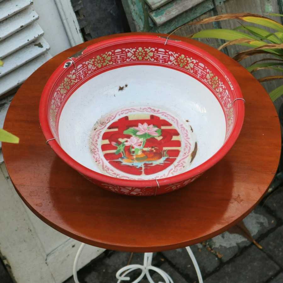 Baskom Enamel Klasik Antik