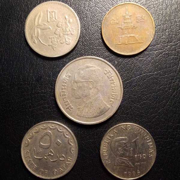 A3686 Lot 5 Keping Koin mancanegara sesuai dengan gambar