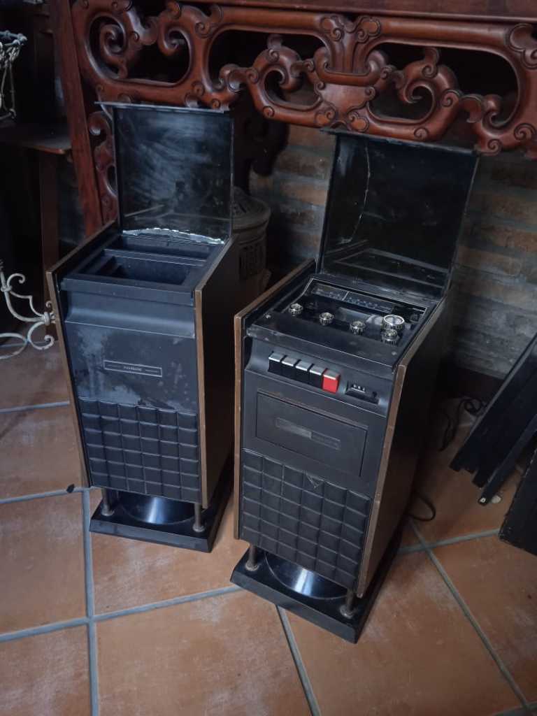 Vintage HiFi Radio Tape Recorder "CROWN" - Japan.