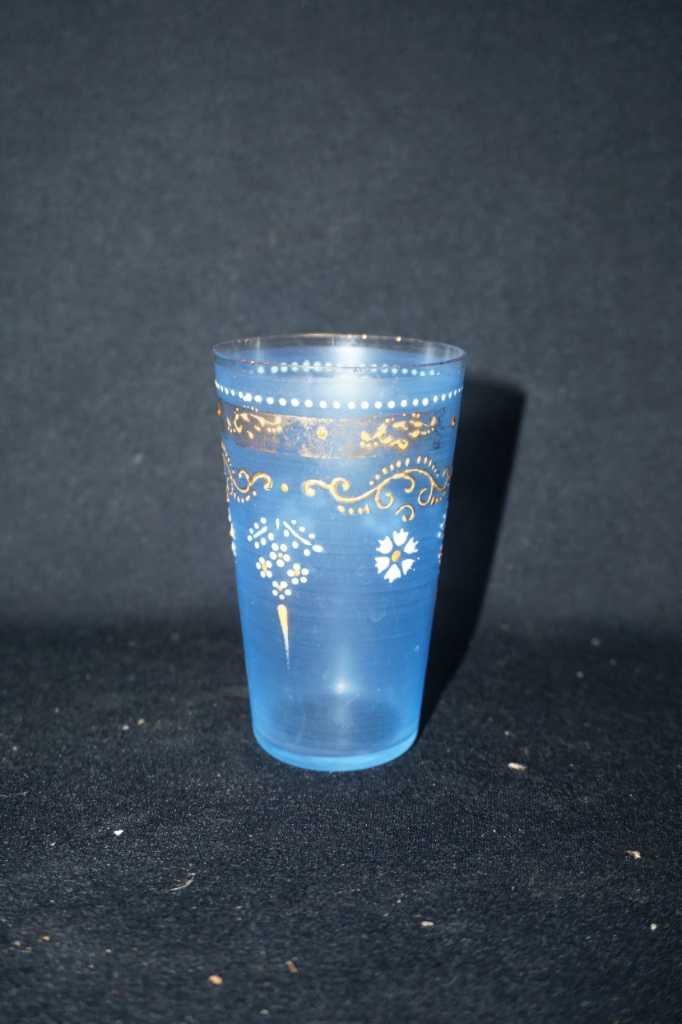 Gelas Kristal Biru Es