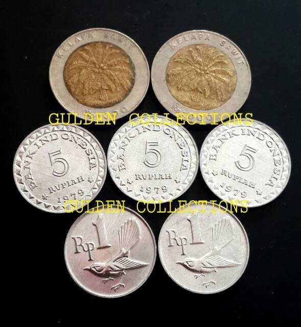 Paket uang kuno 2017 rupiah koin mahar pernikahan murah 1000x2+55511