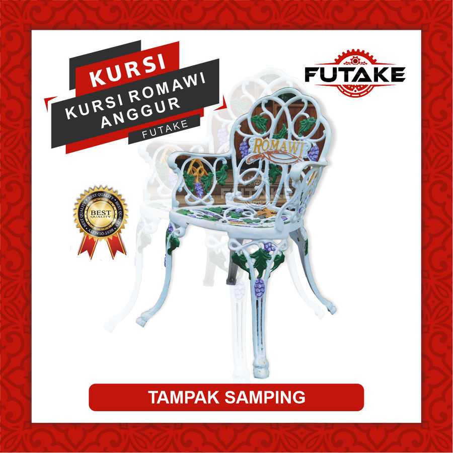 PROMO KURSI MURAH KUAT - KURSI TAMAN MOTIF ROMAWI - KURSI TERAS MURAH