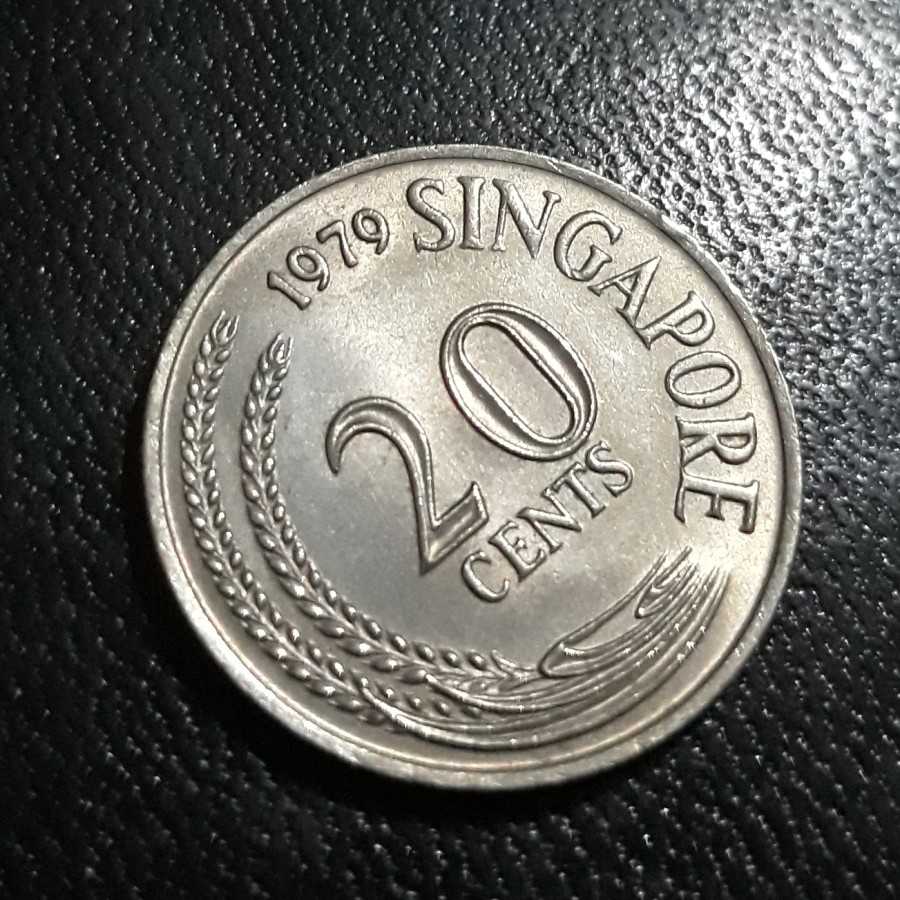 Singapura ( Singapore ) - 20 Cents 1979 : Koin / Asing / Kuno