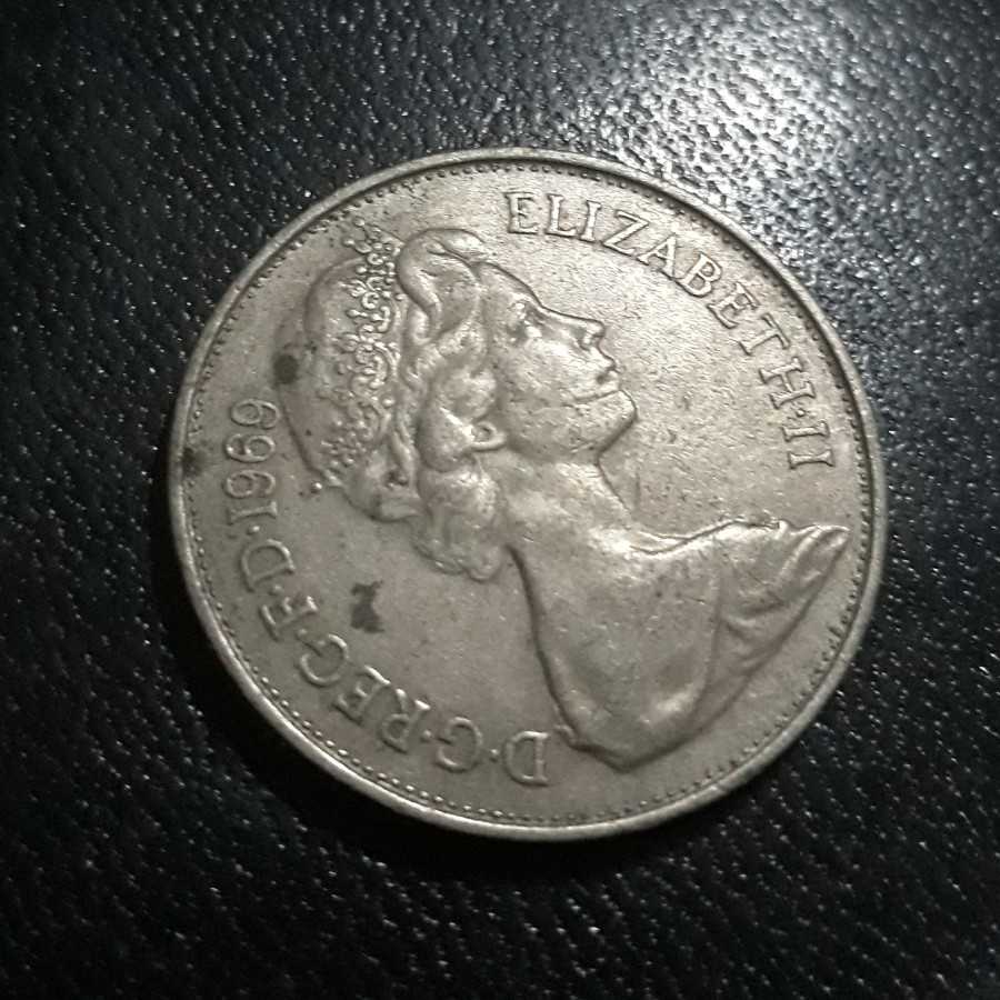 Britania Raya ( Great Britain ) - 10 Pence 1969 : Koin / Asing / Kuno