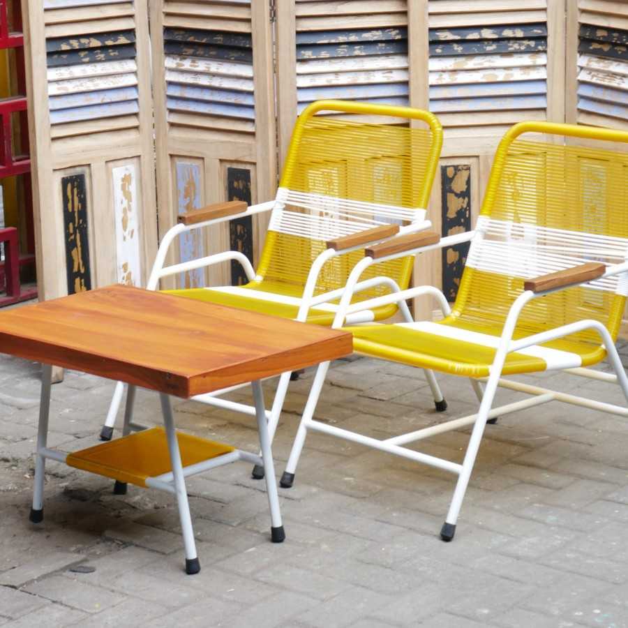 Kursi Pentil Horizontal Sepasang Plus Meja (Free Ongkir Jawa)