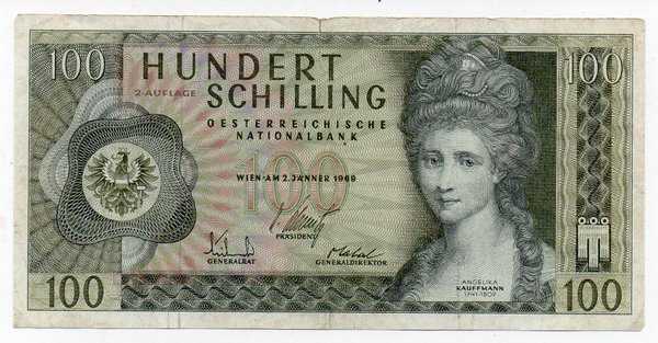 BL 1684 Austria 100 Shilling Tahun 1969 Bekas pakai Sesuai gambar