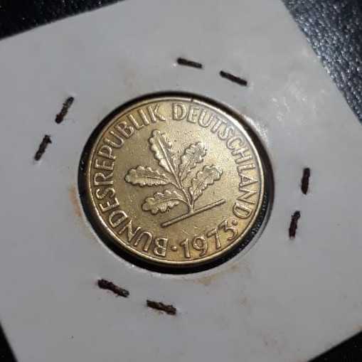 Jerman Barat ( West Germany ) - 10 Pfennig 1973 G : Koin / Asing