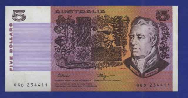 Australia 5 Dollars (1990) Fraser/Higgins
