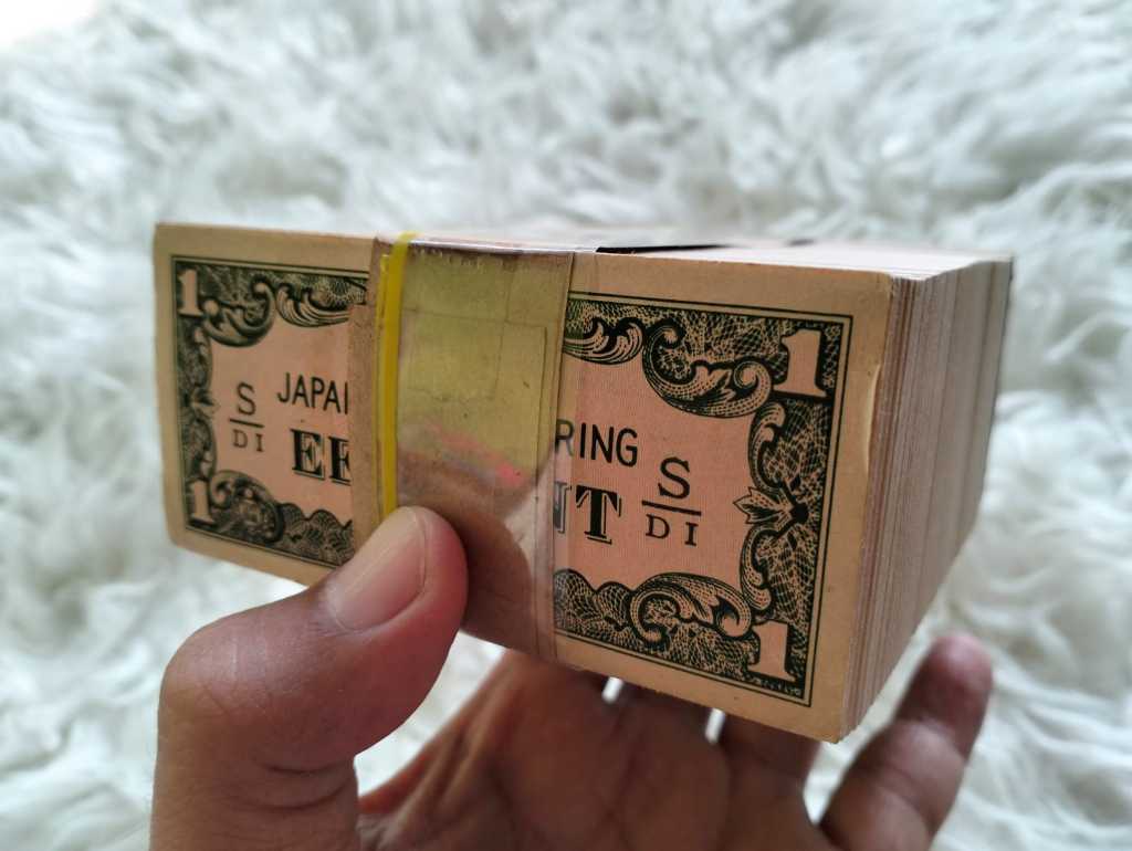 1 Brood (1000 lembar) 1 Sen De Japansche Regeering