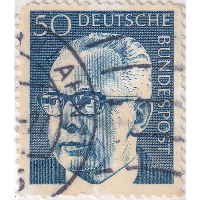 Prangko Germany 1970 - Gustav Heinemann 50Pfg Used