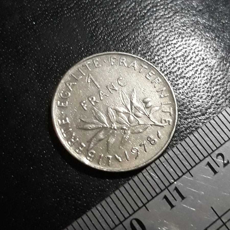 Perancis ( France ) - 1 Franc 1978 : Koin / Asing / Kuno