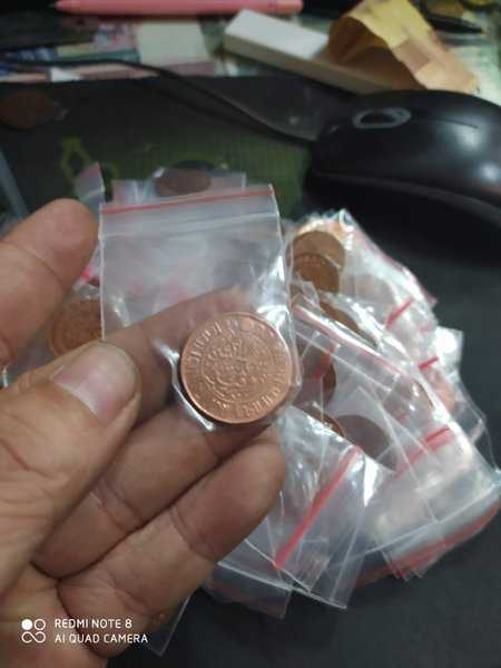 A3304 Per 1 Keping 1 Cent Ned Indie Tahun 1929 Sudah Dibersihkan