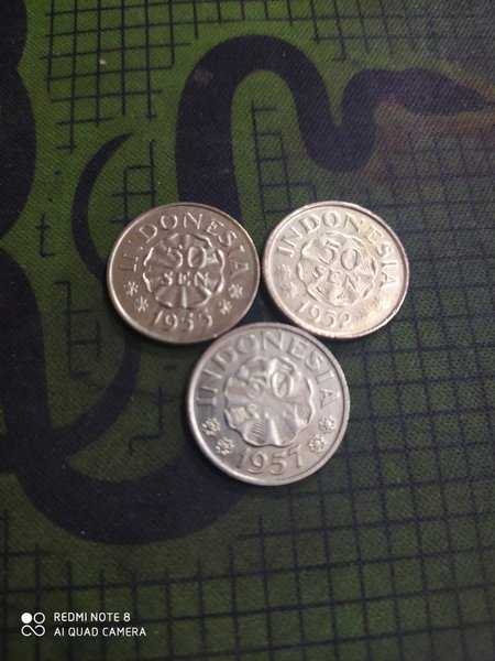 A1623 Per 1 Set Isi 3 Keping Beda Tahun 50 Dipanegara Kondisi Cuci