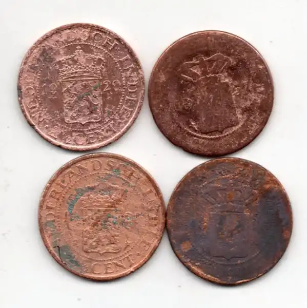 A1202 Lot 4 Keping Benggol 2 Setengah Cent Cocok Untuk Kerokan Kondisi Sesuai Gambar