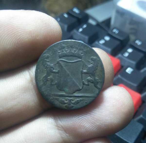 A 1768 Koin Voc Ultrech Duit Tahun 1791