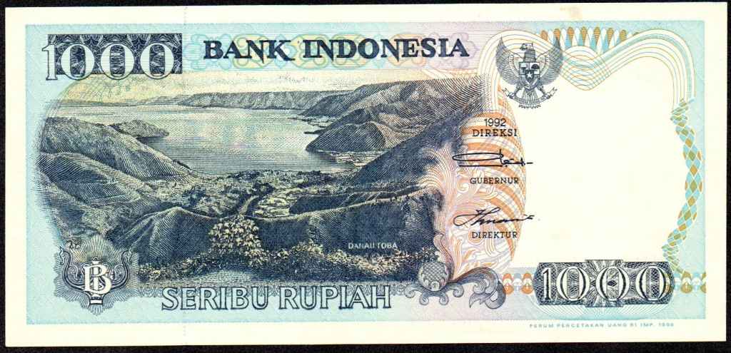 Indonesia 1000 Rupiah 1992/1998