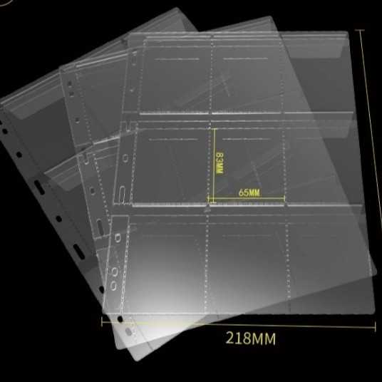 Refill koin ngc kartu mingt 9 pocket kantong transparan bijian eceran
