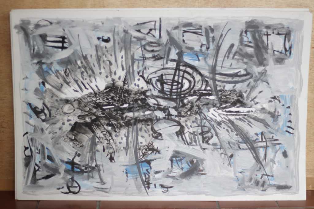 Lukisan tinta diatas kertas ( Kota Itu )