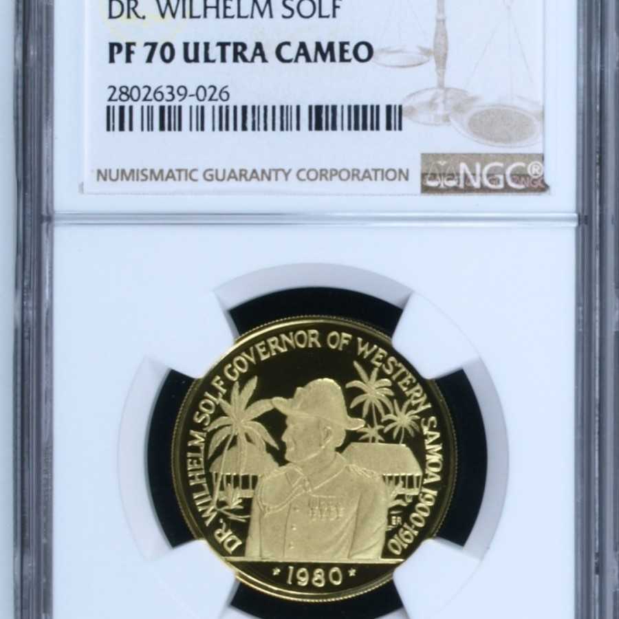 NGC PF 70 samoa 100 tala gold coin koin emas