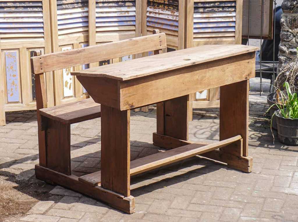 Bangku Sekolah Original Rustik