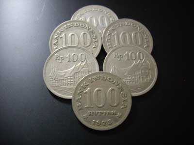 Uang Kuno 100 Rupiah Koin Tebal Tahun 1973 Untuk Mahar Pernikahan