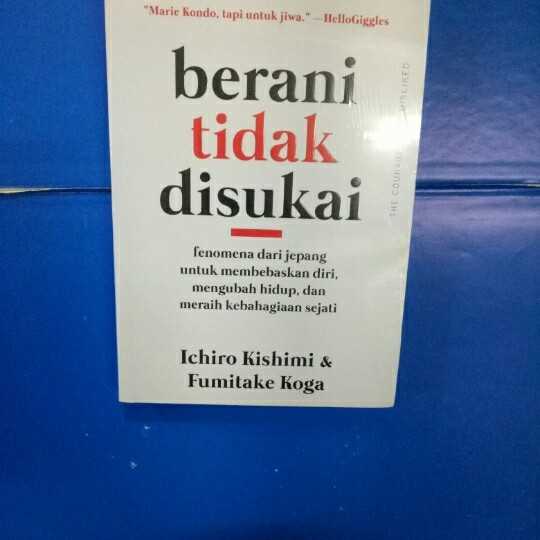 Novel Berani tidak disukai