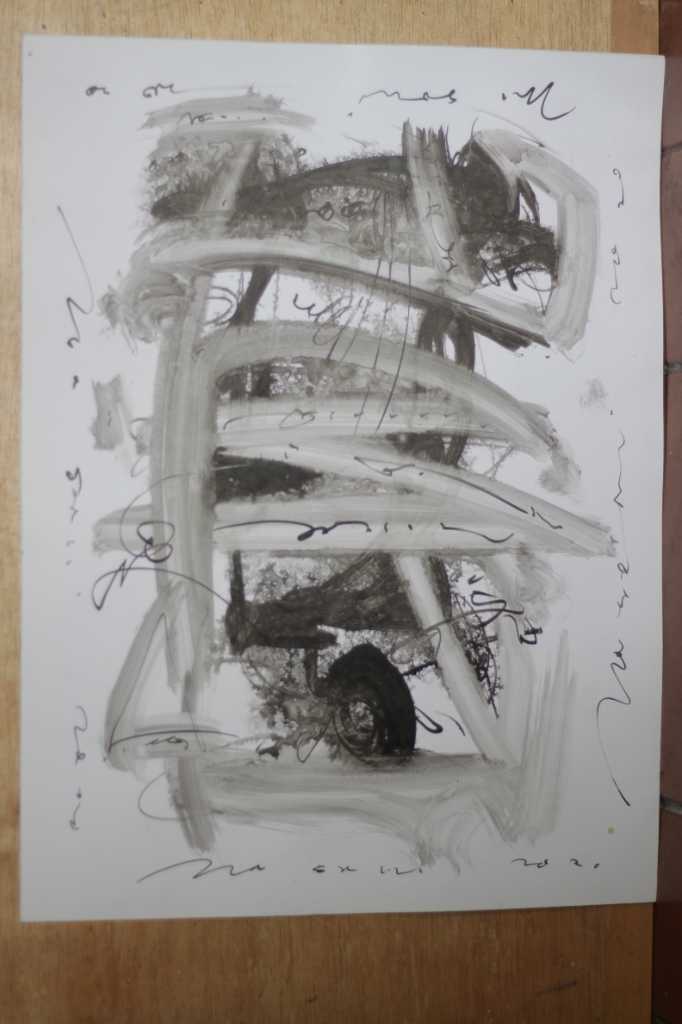 Lukisan tinta diatas kertas ( Segala Penjuru )