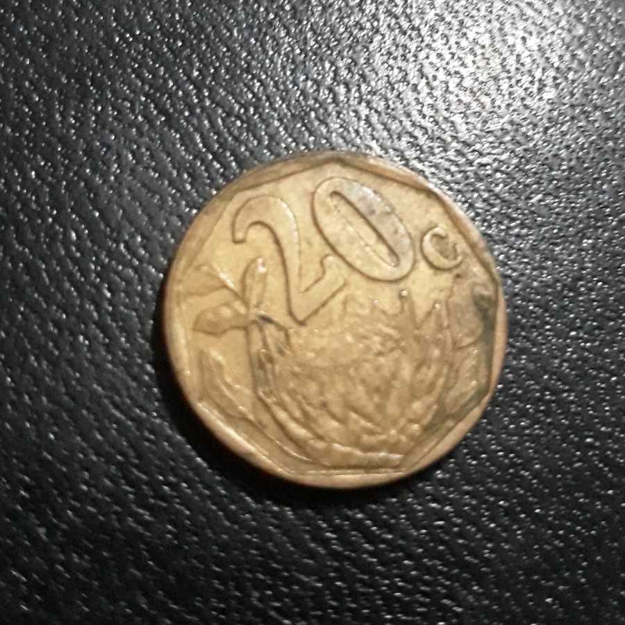 Afrika Selatan ( South Africa ) - 20 Cents 1997 : Koin / Asing / Kuno
