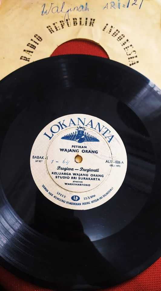 Piringan Hitam Petikan Wajang Orang