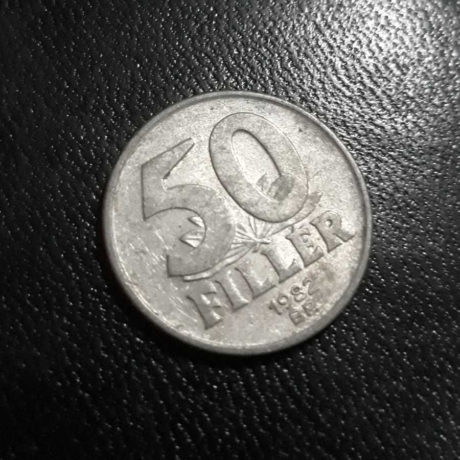 Hongaria ( Hungary ) - 50 Filler 1982 : Koin / Asing / Kuno