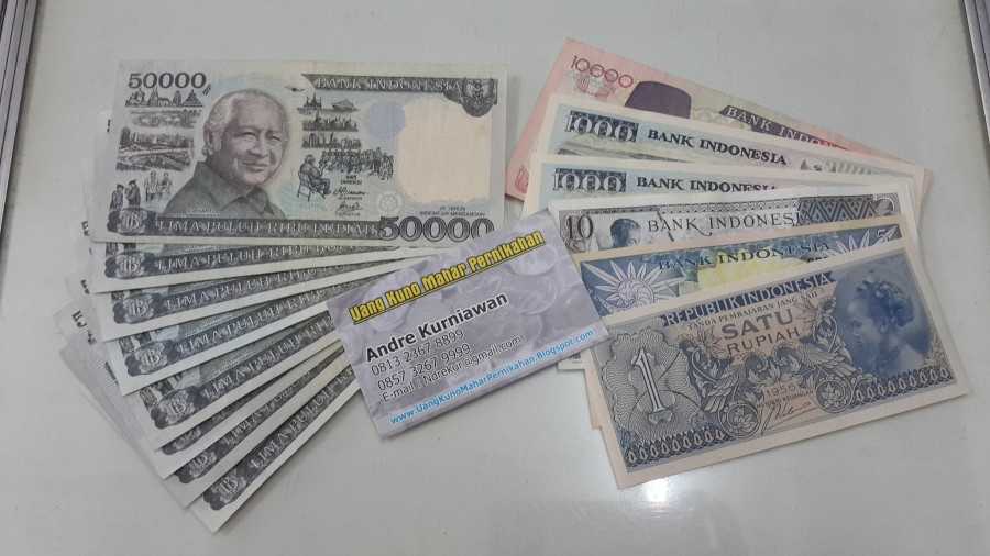 Paket 4.1.2016 uang kuno mahar pernikahan