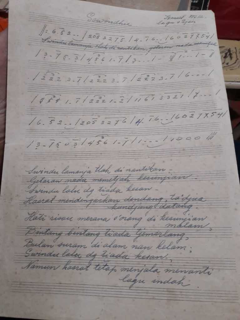 Selembar Kertas Kelas Museum Karya Ismail Marzuki