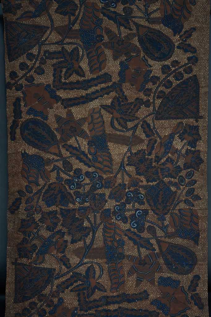 batik tulis kuno motif : raket- kipas