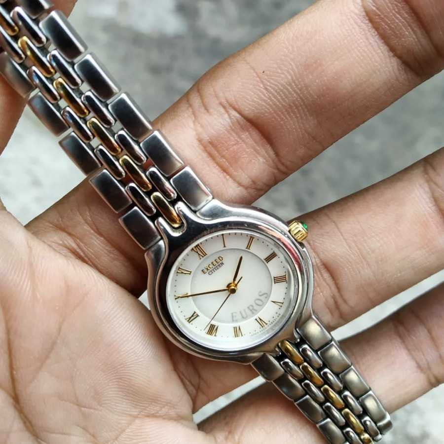 CITIZEN EXCEED EUROS エクシード クォーツ 美品 - 腕時計(アナログ)