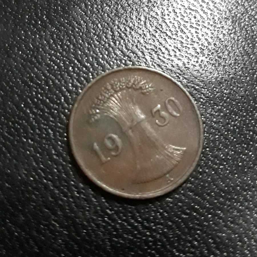 Jerman ( Germany ) - 1 Reichspfennig 1930 A : Koin / Asing / Kuno