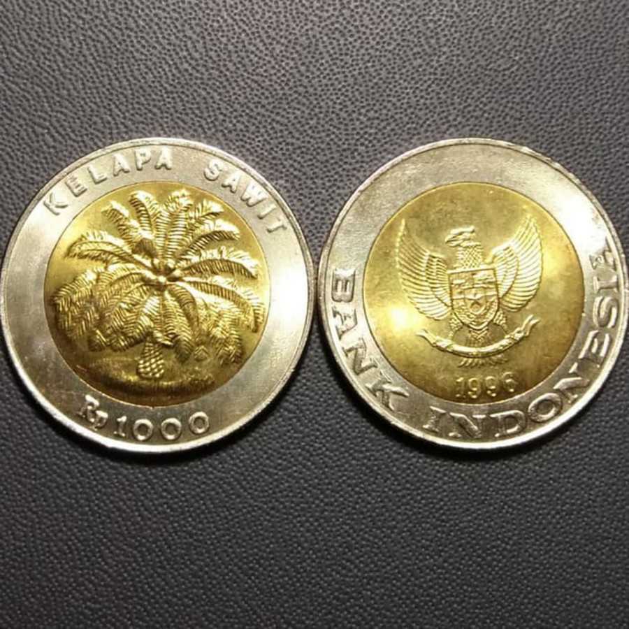 uang kuno 1000 kelapa sawit