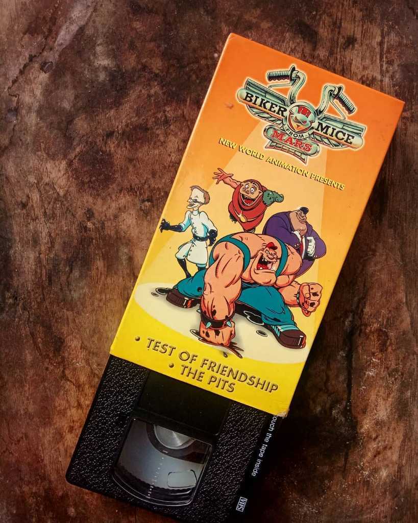 Casette Video cartoon VHS "Biker Mice from Mars".