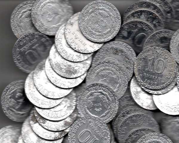 A2291 Per Keping Coin Indonesia 10 Rupiah 1979 Kondisi Korosi