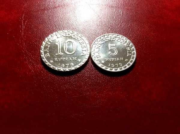 Paket uang kuno mahar pernikahan 15rp 10+5 koin