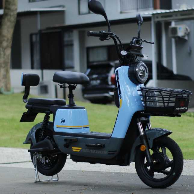 Sepeda Listrik AGATHOS AE 350  MURAH & BERGARANSI, LENGKAP