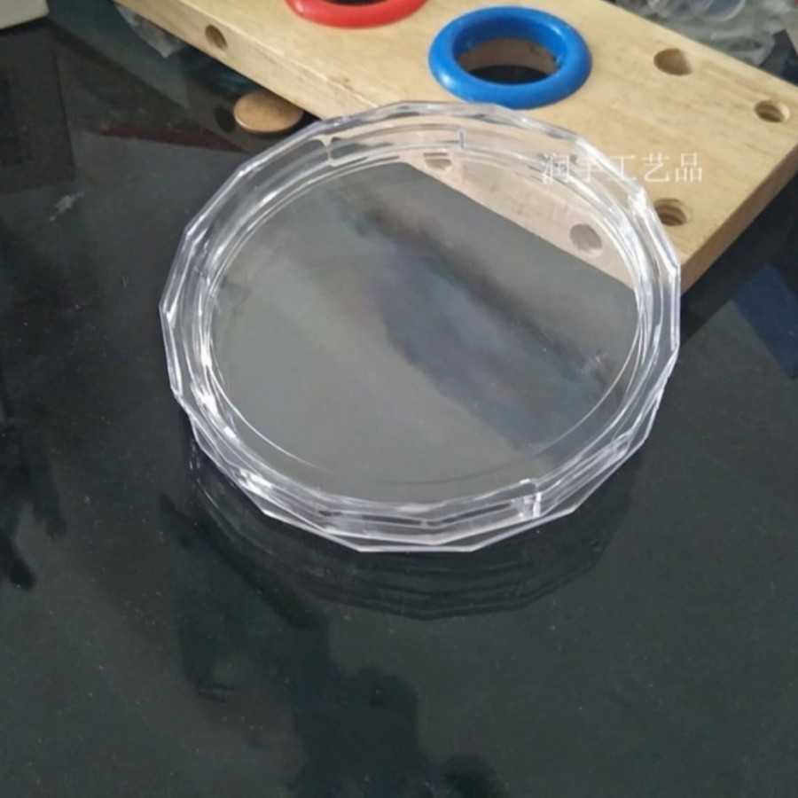 Pelindung koin Kapsul coin bulat 100 mm tebal 18 mm transparan eceran