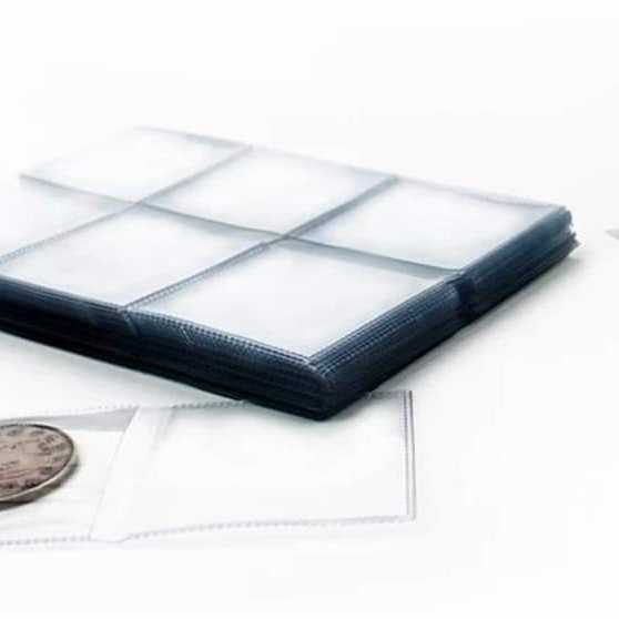 Plastik koin double 60 x 60 mm setor NGC eceran bijian